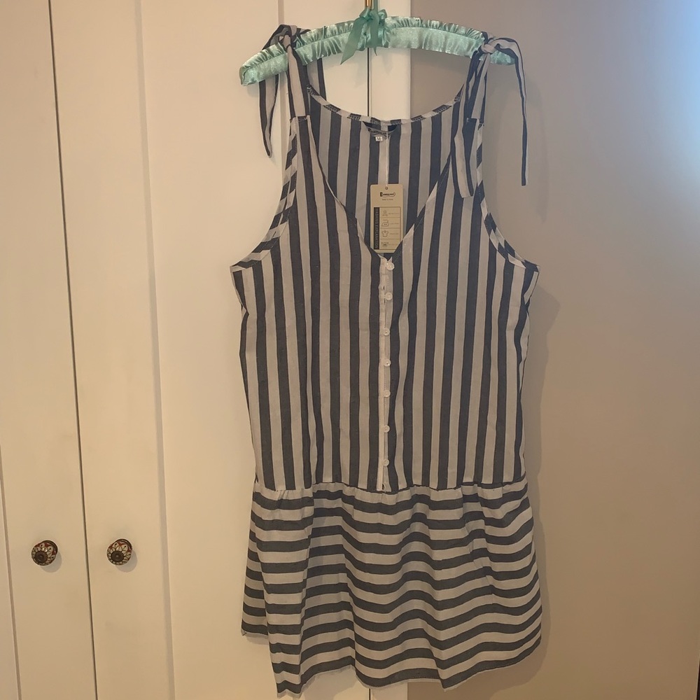 Tie Shoulder Dress